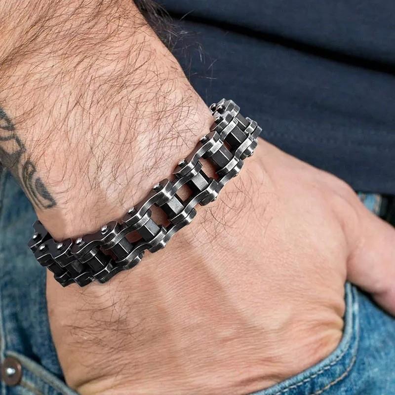 Modern Punk Stainless Steel Mens Jewelry With Geometric Pattern For Gift And Travel Souvenirs