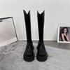 Tall Knight Boots But Knee Thick Legs Big Tube Circumference Long Boots 2025 New Autumn and Winter Long Boots Women's Thick Heel