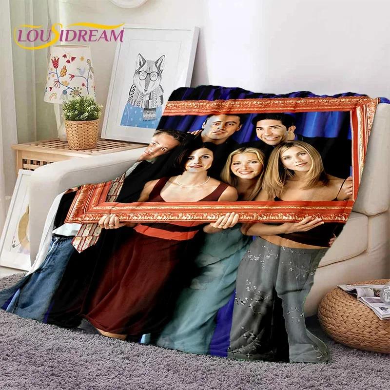 Latest Friends Classics TV 3D Soft Flannel Blankets,Throw Blanket Comfortable Blanket for Picnic Beds Sofa Home Bedroom Gift Kid