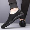 Men's Shoes New Breathable Casual Shoes Summer Hollow Out Mesh Shoe Soft Soled Comfortable Driving Shoes for Men Slip-On Loafers