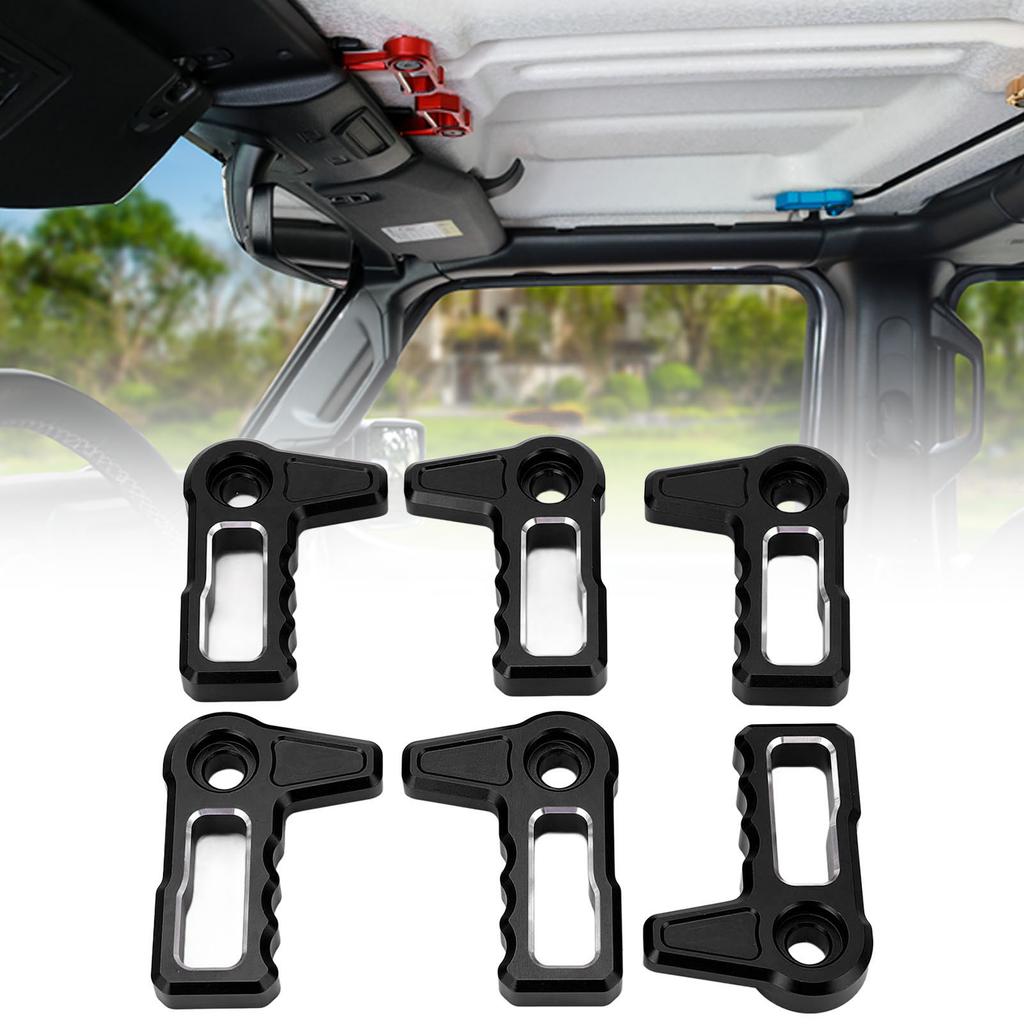 6PCs Hard Top Roof Removal   Handle Replacement for   JL JLU   JT 4xe