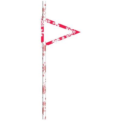 CCC Cupcake Straws 19cm 24pk (Snowflakes)