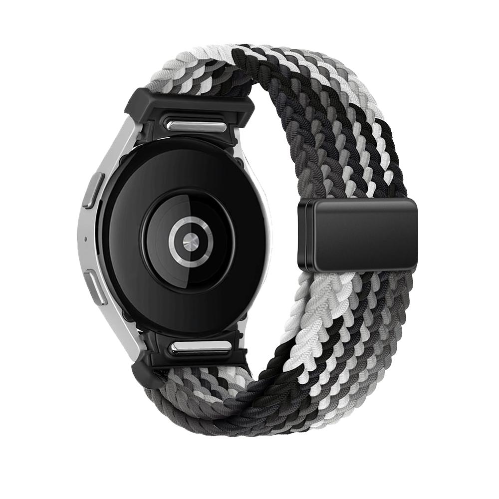 Braided Nylon Watch Band for Samsung Galaxy Watch 7 6 5 4 FE 40mm 44mm 5 Pro 45mm Watch6 Classic 47mm 43mm Strap Correa Bracelet