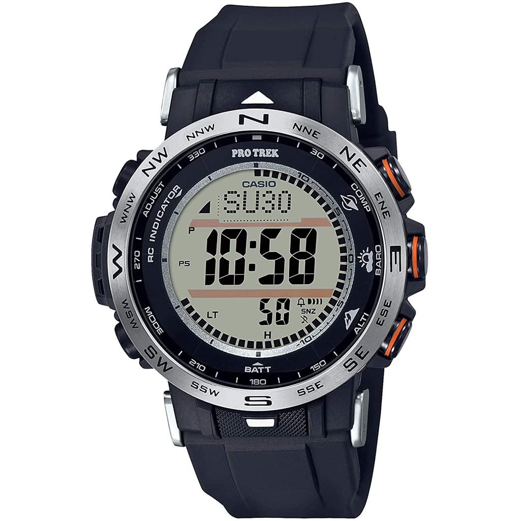 

CASIO PRO TREK Digital Display Outdoor Solar Round PRW-30-1AJF Men s Watch