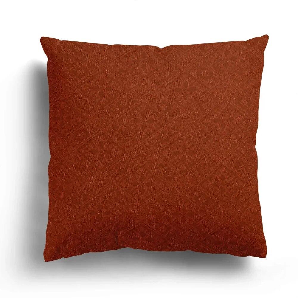 Retro Imitation Embroidery Totem Plush Pillowcase Sofa Cushion Cover Single  Four Seasons
