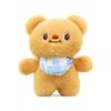 Adorable Yellow Bear Plush Keychain Soft Stuffed Animal Toy For Cute Accessories