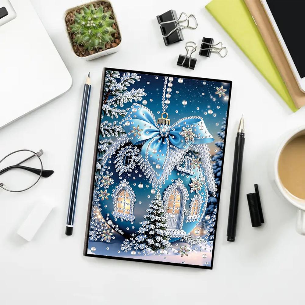 50-Page A5 Size Diamond Painting Diary Book Diamond Painting Notebook Set for Adults Beginners Holiday Birthday Gift