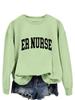 Spring-Fall ER Nurse Hoodie - Casual Round Neck Top