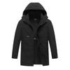 Large XL-8XL Thick Cotton Jacket Hooded Jacket Men's Workwear Warm Jacket