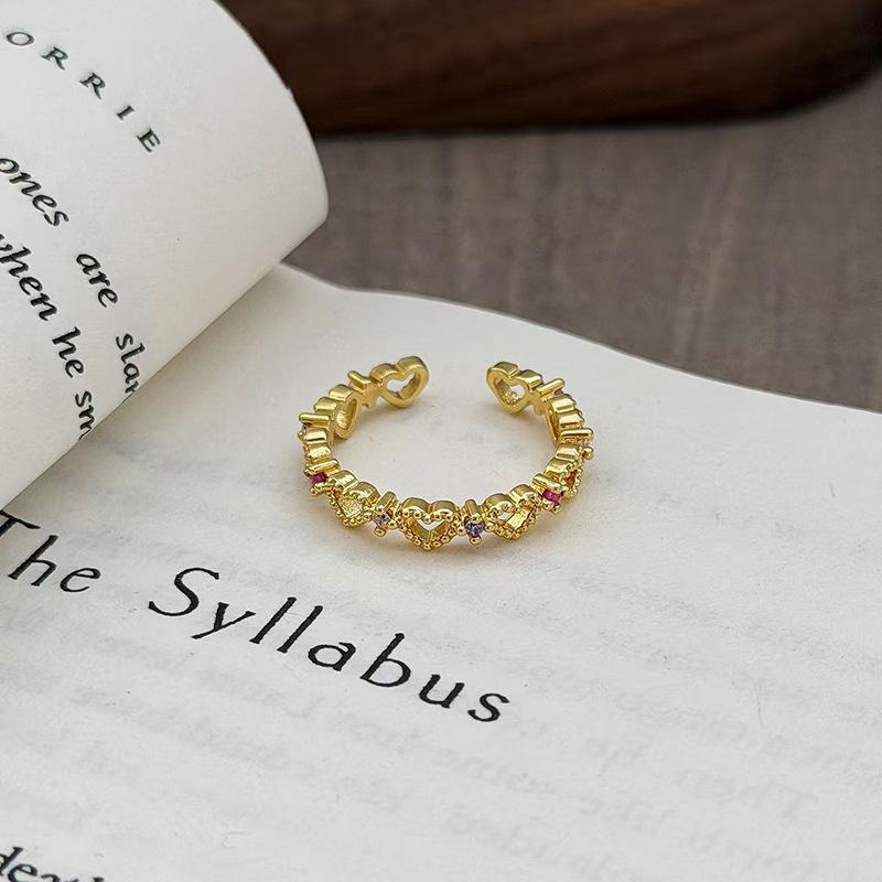Blind Box Medieval Vintage Retro Love Zir*****Pen Ring Personality Advanced Sense Stacked Ring