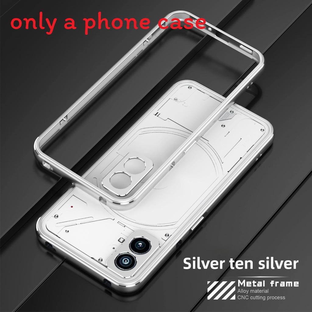 For Nothing Phone2 Metal Frame Protective Case With Shockproof And Heat Dissipation For Stylish Phone Accessories