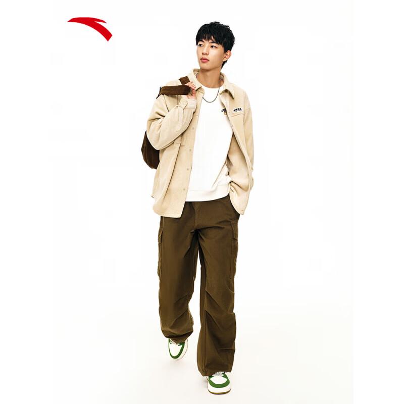 Anta Unisex Corduroy Long Sleeve Shirt Jacket