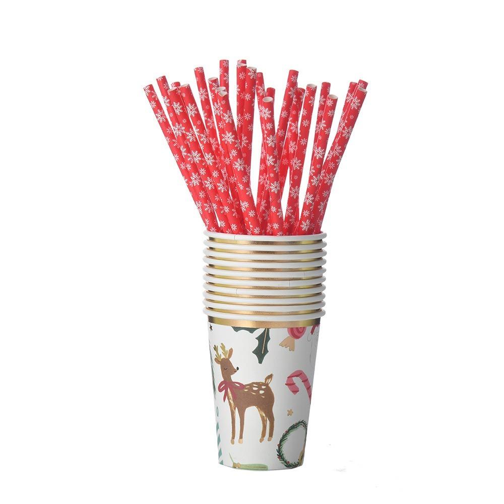 Bronzing Disposable Tableware Serving 10 Paper Plate Convenient Picnic Dinnerware Kids