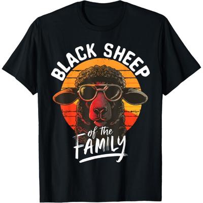 Black Sheep Of The Family Funny Saying T-Shirt(1)