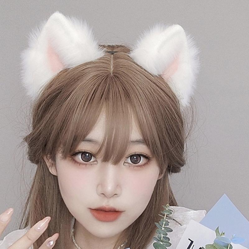 Halloween Cartoon Katzenohren Haarreif Frau Stirnband Make-up Stirnband für Ostern Karneval Cosplay Haaraccessoires