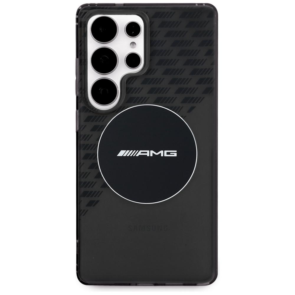 AMG Transparent Rhombs MagSafe Case for Samsung Galaxy S25 Ultra Black