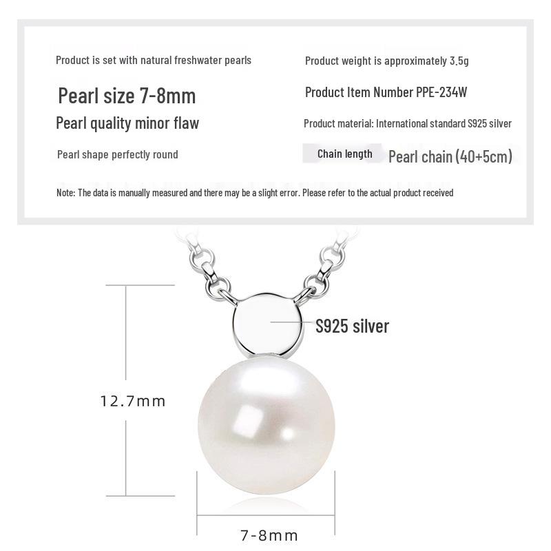 Double Layer Freshwater Pearl Choker Necklace, s925 Sterling Silver, 18k Gold Plated, Gift for Christmas and Qixi