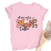 Outfit Tee FeUnisex Sleeve Tshirt Holiday Girls T Shirt Happy Valentine Print Women Shirts Valentines Party Aesthetic Clothes