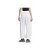 adidas Gestreifte Weiche Bequeme Atmungsaktive Hautfreundliche Bananen Freizeithose Damen Hose Weiß KB4629