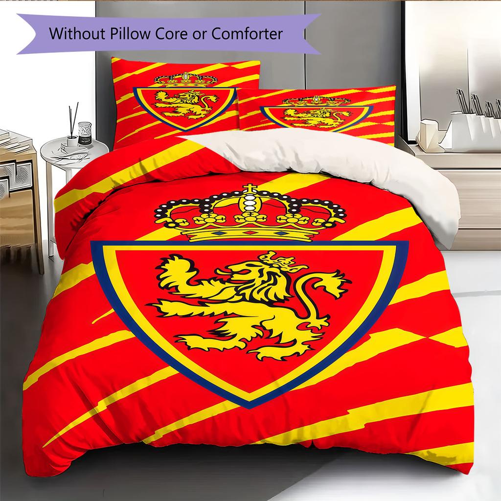 Real Zaragoza poster Bedding Quilt Set Quilt Cover Pillowcase Home Decoration Birthday Gift (1 * duvet cover + 2 * pillowcase, without core)