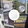 Replacement RV Screen Door Slider Panel Plastic with Push-Down Knob Opener