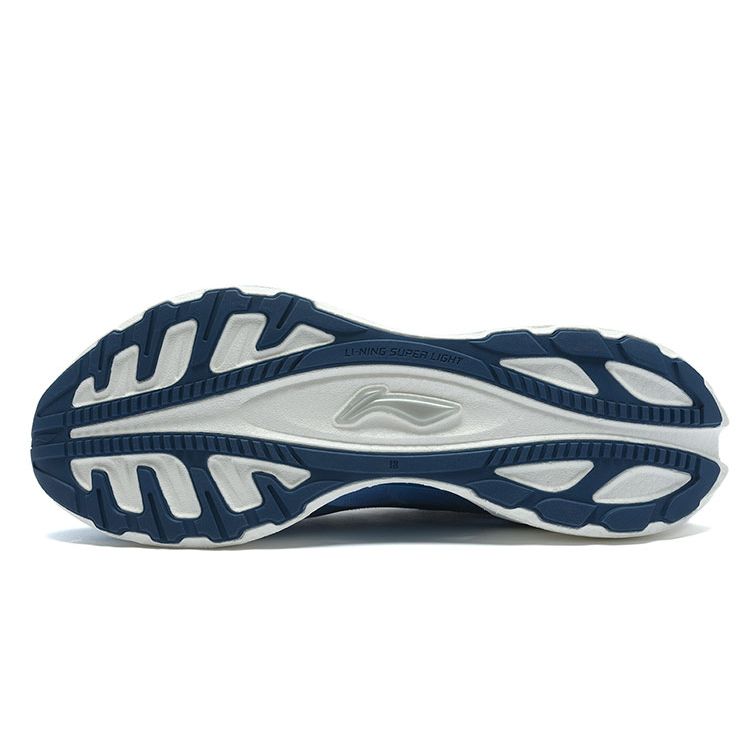 Li-Ning Ultra Light 18 Fabric Non-Slip Wear-Resistant Low-Top Running Shoes Men Sneakers Sky-Blue ARMR007-4