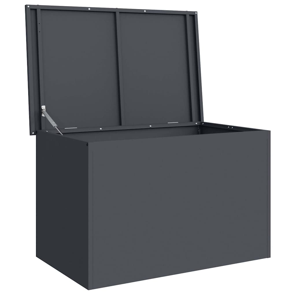 Outdoor Storage Box Anthracite Grey 80 X 50.5 X 50 Cm Steel