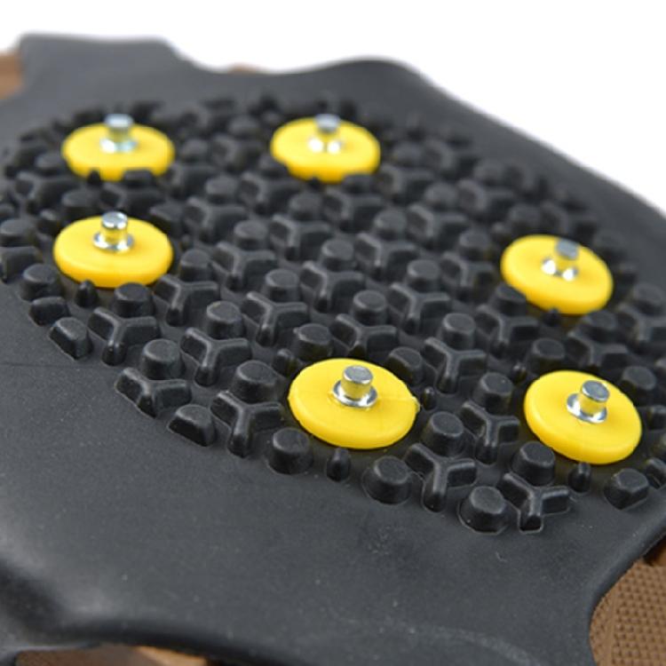 NonSlip Winter Ice Grippers with 10 Teeth Ice Snow Grip Snow Ice Claw Winter Shoe Boot Cleats Ice Grippers Enduring