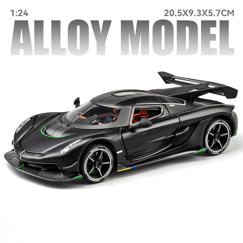 1:24 KNSG Jesko Absolut ONE 1 Gemera GT Supercar Alloy Metal Diecast Model Car Boy’s High Simulation Miniatures Holiday Present