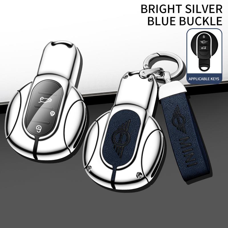 

For BMW MINI COOPER S ONE JCW F54 F55 F56 F57 F60 CLUBMAN COUNTRYMAN Keychain Accessories Car Remote Key Fob Case Cover Shell