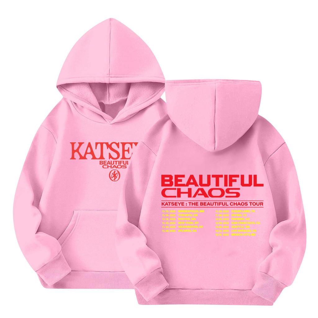 Hanorac pentru copii cu glugă, imprimat gradient, cu mâneci lungi, hanorac larg pentru femei, hanorac