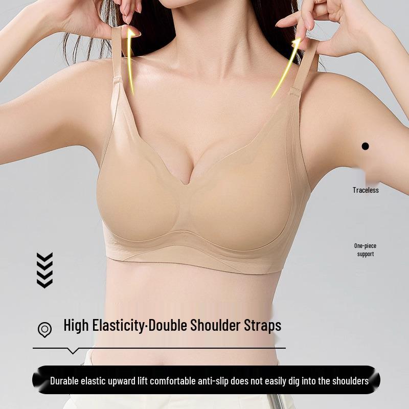Cloud Cup Nahtloser Push-Up-BH für Damen, hebt und stützt, ohne Bügel, Anti-Hänge-Effekt, bequeme Passform