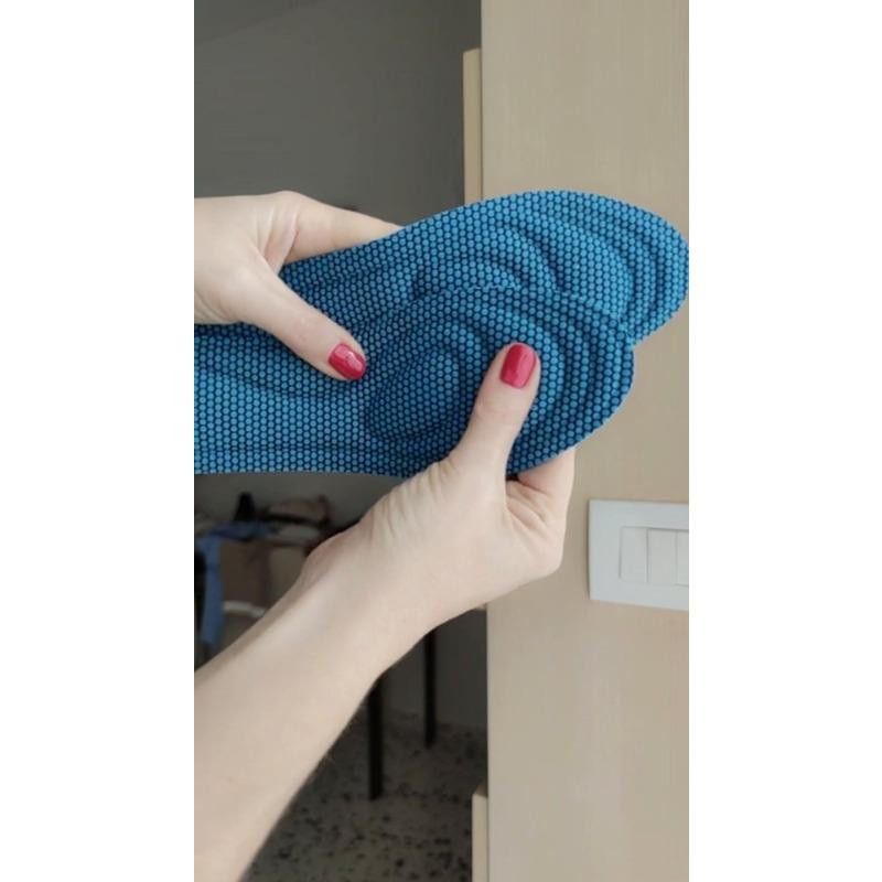 4D Memory Foam Orthopädische Einlegesohlen für Schuhe Nano Antibakterielle Desodorierung Schweißabsorption Einsatz Sportschuhe Laufpolster