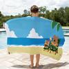 Cartoon Quokka Brand D-dinotaeng-S Towel Quick Drying Beach Towels Are Suitable For Swimming Pools Camping Yoga And The Gym