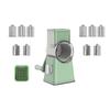 Multifunctional Hand Crank Rotary Vegetable Slicers Grater with Multiple Blade and Handle For Cheese Fruits Shredding