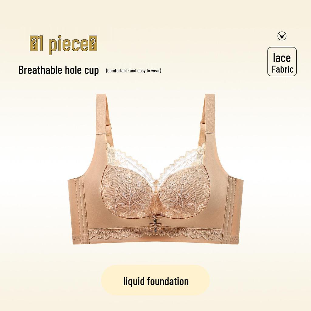 Breathable No-Underwire Adjustable Foundation Bra for Small Breasts - Lifts, Shapes, and Prevents Sagging
