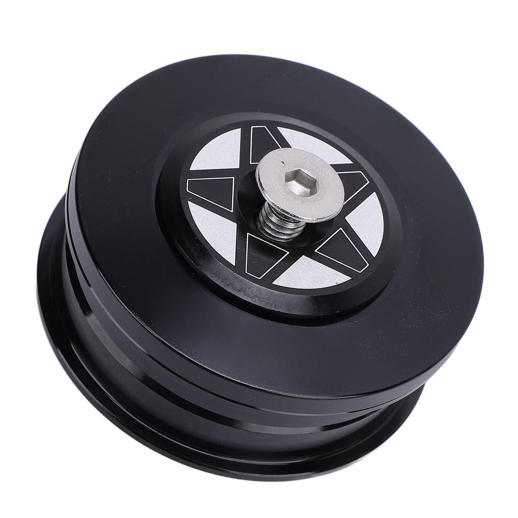 Mountain Bike Headset 49.7mm Aluminum Alloy Low Noise Double Sealed Bearing Road Bike Headset for 28.6mm Straight Pipe