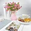 Vase Plastic Non-breakable Safe Stylish Simple Nordic Interior Flower Arrangement Fresh Flowers Artificial Cute Living Room Bedroom Office Decoration