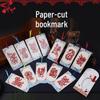 Burning Ran Chinese Folk Art Paper-cut Facial Makeup Bookmarks for Unique Gifts Abroad