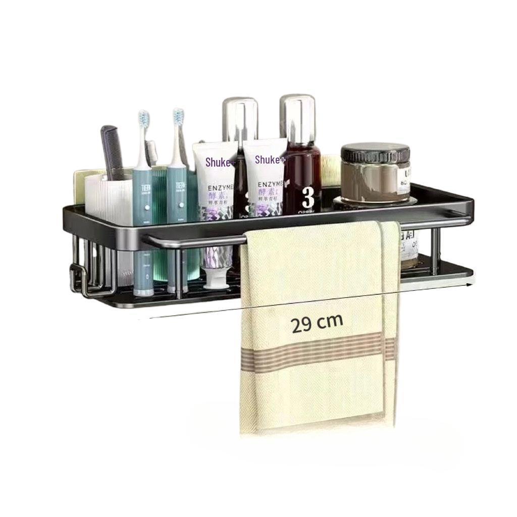 Stanzfreies wandmontiertes Badezimmer-Aufbewahrungsregal