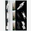 Plastic Steel Flat Hinge Folding Hinge Aluminum Alloy Screen Window Loose Leaf Detachable Hinge Home Improvement Door Hardware