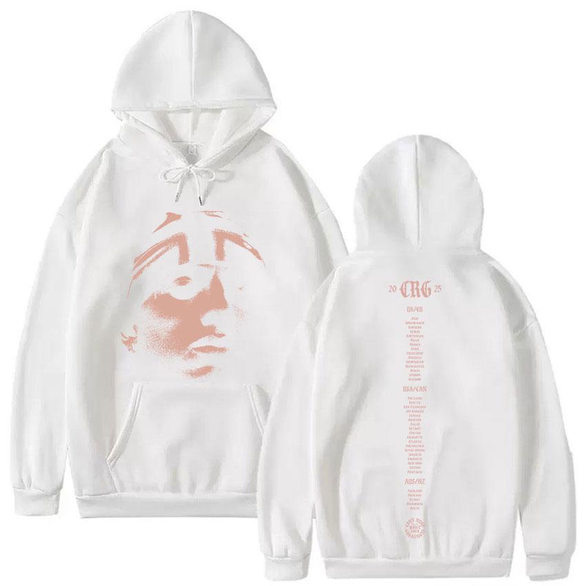 Rapper Central Cee CAN'T RUSH GREATNESS Tour 2025 Merch Hoodie Herrenmode Übergroßes Sweatshirt Hip Hop Gothic Hoodie Streetwear