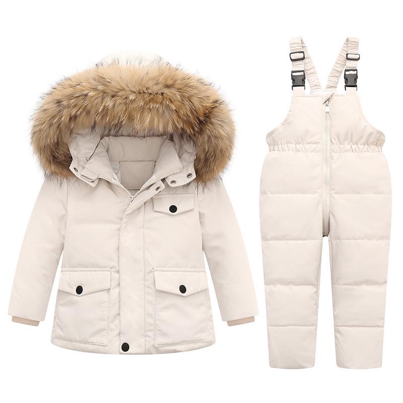 European & American Style Children's Thickened Winter Down Suit for 1-5 Year Old Girls & Boys
