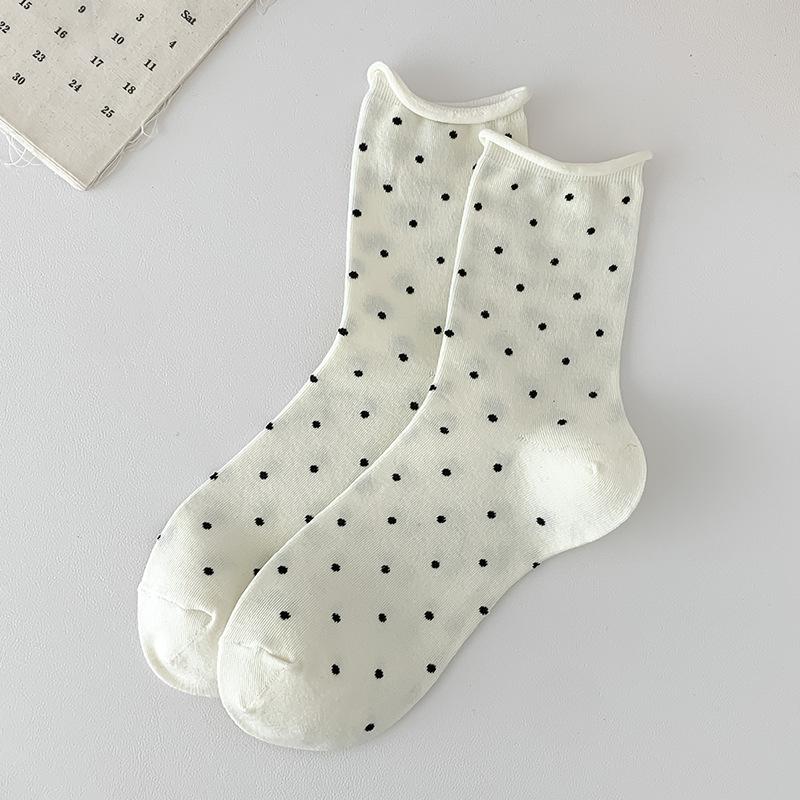 

Летние гольфы до середины икры, свободные, с отворотами, тонкие гольфы до середины икры для женщин, с защитой от запаха и пиллинга 1 pair молочный белый