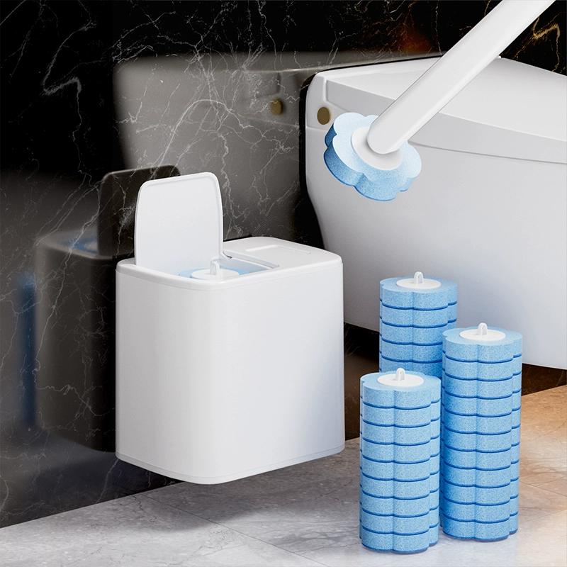 New Toilet Brush Disposable Cleaning Kit Replacement Head Long Handle Auto Lid Opening Restroom Wc Bathroom Tool Accessories