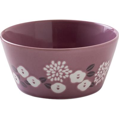 Minoru Pottery [PLANTAREE - Camellia] 130-Pack Bowl, Purple