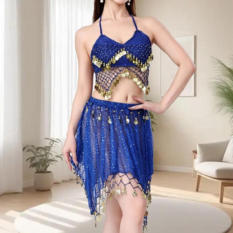 Bauchtanz Kostüm Set Bauchtanz BH Top Bauchtanz Rock Halloween Bauchtanz Outfits für Bühnenauftritte