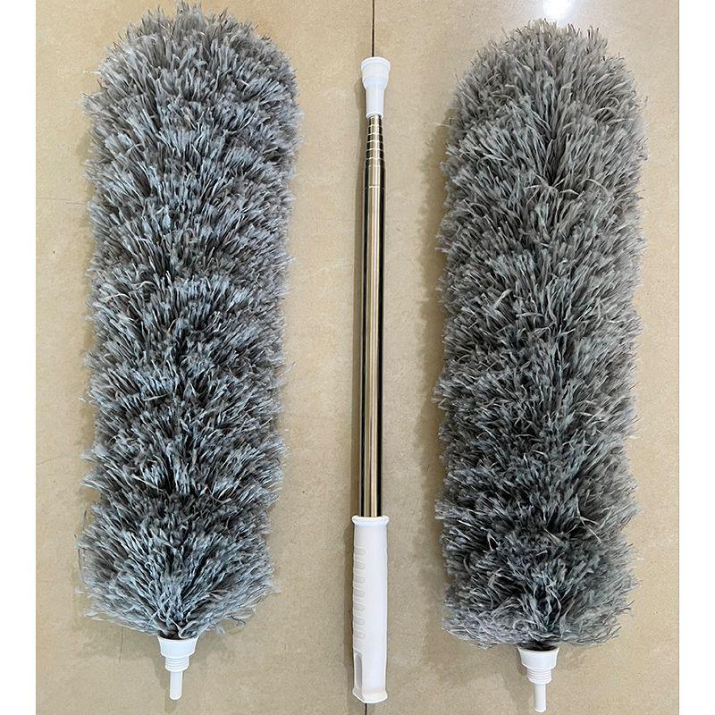 Telescopic Electrostatic Feather Duster for Ceiling and Cobweb Cleaning