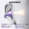 UGREEN Ear Cuff Bluetooth Sound AI Noise Ear Fully IPX5 Up To 30 Hours of Purple Earphones, 5.4, Hi-Fi Quality, ENC, Cancelling, Open-Ear, Clip-On,