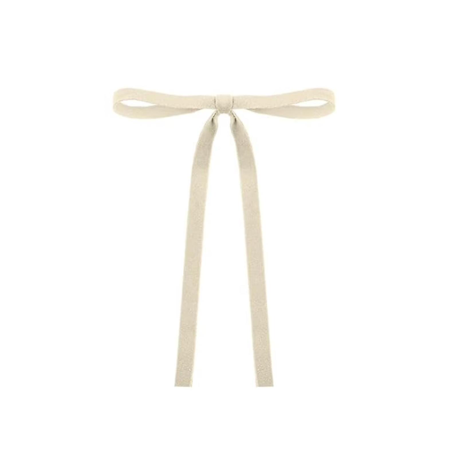 

Бархатные банты Рождественские украшения для елки Винтажные двухсторонние бархатные ленты Банты для гирлянды, венка, для помещения и улицы на Рождество One Size бежевый